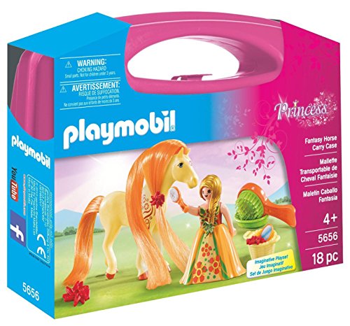 Playmobil 5656 Conjunto de bonecos temáticos para crianças PLAYMOBIL - Brinquedos - bonecos temáticos, cavalo, figura, 18 peças