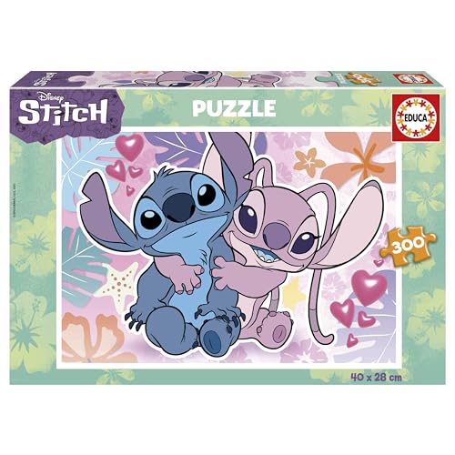 Puzzle EDUCA BORRAS Disney Stitch (Idade Mínima: 6 Anos - 300 Peças) Educa Borrás - Quebra-cabeças - 300 peças, disney stitch, 6 anos, puzzle grande