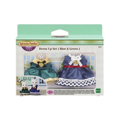 Boneca SYLVANIAN FAMILIES 6021 (Idade Mínima Recomendada: 3 anos) SYLVANIAN FAMILIES - Vestidos - boneca, sylvanian families, roupas de gala, bebé, mãe