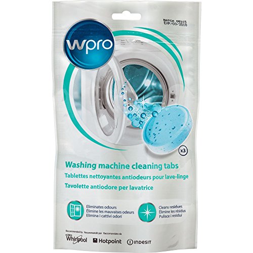 Whirlpool AFR 301 detergente em pó Detergente em pó para roupa suja Wpro - Limpeza de máquinas de lavar roupa - detergente em pó, compatível AFR 301, branco
