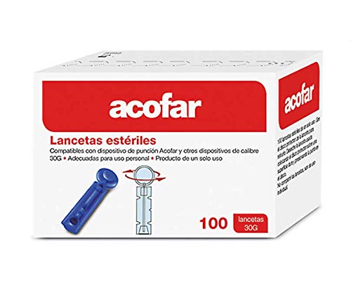 Lancetas Esterilizadas Acofar 100 Unidades (Recondicionado Como Novo) ACOFAR - Equipamento de laboratório - esterilizadas, 100 unidades, recondicionado