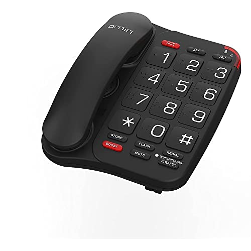 Telefone fixo ORNIN S018 com teclado grande ORNIN - Telefonia - telefone, ornin, teclado grande