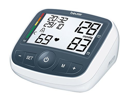 Medidor de Tensão Arterial BEURER BM40 Beurer - Monitores de pressão sanguínea - automática, latidos irregulares, desligamento automático, memórias