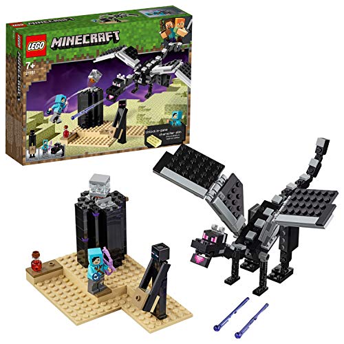 LEGO Minecraft - A Batalha do End - 21151 (Idade Mínima: 8 - Peças: 344) LEGO - Blocos de encaixe - lego, minecraft, A Batalha do End, 8 anos, 344 peças