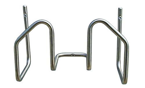 Suporte de mangueira em aço inoxidável (Ferramentas) S&M - Armazenamento de mangueira de jardim - aço inoxidável, suporte