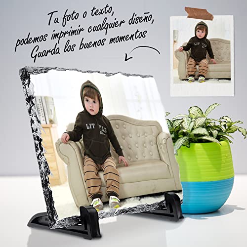 Moldura Fotográfica Feliztech Heart Stone FELIZ TECNO - Porta-retratos - heart stone, madeira mdf, 20x15cm, 2 forrados