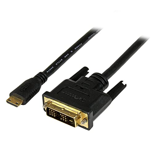 StarTech.com HDMDVDVI1M adaptador de cabo de vídeo 1 m HDMI DVI-D Preto STARTECH.COM - Cabos de substituição para câmera e ótica - hdmi, dvi-d, 1m, preto