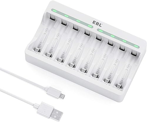 Carregador de Bateria EBL 9010 (Recondicionado Como Novo) EBL - Baterias - recarregável, preto, 6v