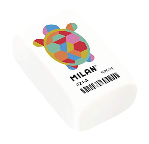 Goma de Erro MILAN 424A (Branco e Multicor) Milan - Borrachas - caucho sintético, miga de pan, multicor, animais