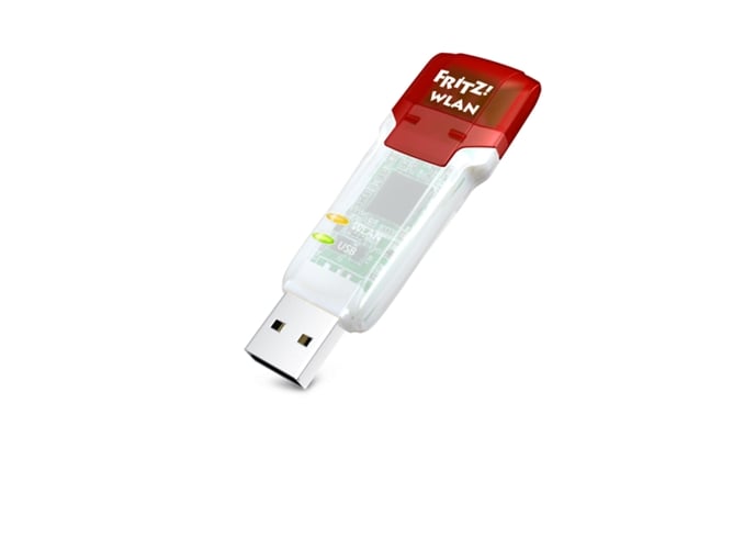 Adaptador USB Wi-Fi AVM FRITZ!WLAN USB Stick AC 860 International AVM - Placas e adaptadores de rede - usb, wi-fi, avm, fritz, ac 860