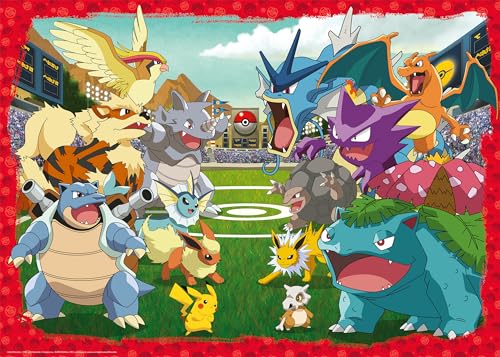 Puzzle RAVENSBURGER IBERICA Pokemon (Idade Mínima: 6 Anos - 1000 Peças) Ravensburger - Quebra-cabeças - 6 anos, 1000 peças, pokemon, alta qualidade