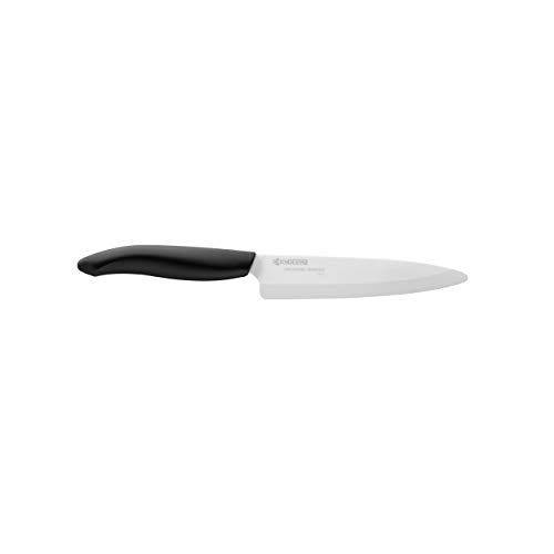 Faca de cozinha KYOCERA FK-130WH-BK (Branco - 13 cm) Kyocera - Facas de cozinha - cerâmico, 13 cm, ergonómica, preto