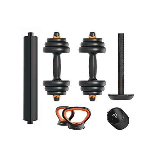 Kit de Pesas para Fitness KIX Smart Your Tech Fed Kit V2 KSIX smart your tech - Levantamento de peso - 120 cm, 3,2 kg, aço inoxidável, silicone tpr