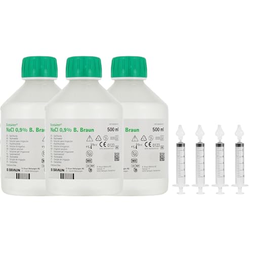 Soro Fisiológico B-BRAUN 3X500Ml (Recondicionado Como Novo) PARAVOSTRA - Banho e corpo - soro fisiológico, 3x500ml, higiene, olhos, pele