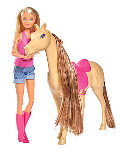 Boneca SIMBA TOYS Stefi Love Lovely Horse (Idade Mínima Recomendada: 3 anos) SILVERTORN - Bonecas - 43 cm, articulada, cabeça giratória, casaco