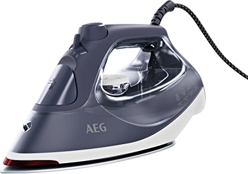 Ferro a Vapor AEG SI6-1-2MN (Jato vapor: 200 g/min - Base: Cerâmica) AEG - Ferros de engomar - 200 g/min, cerâmica, anti-gotejamento, transporte