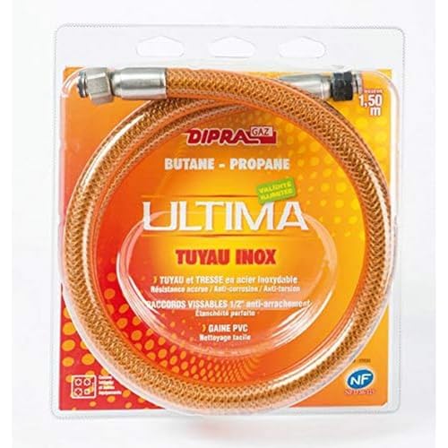 Conector de Gás DIPRA Flexible (1,5 m) DIPRA - Mangueiras de gás - conector, gás, flexível, 15m