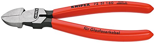 Knipex 72 51 160 alicate Alicates de corte diagonal KNIPEX - Ferramentas para fios e cabos - diagonal, ferro, plástico, vermelho