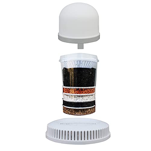Recarga de Filtros de Água ECOSISTEM Recambio para Aqua Filter Tower ECO-DE - Cozinha & sala de jantar - purificar cloro, metais pesados, pesticidas, cerâmico