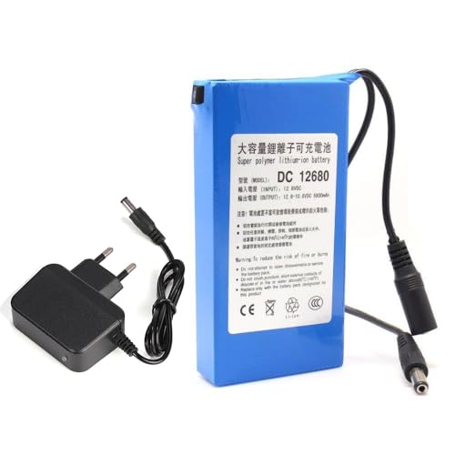 Bateria Recarregável Portátil 6800Mah 12V para Câmaras Videocâmaras Jian Ya Na Dc12680 JIAN YA NA - Baterias para câmera - 6800mAh, 12V, recarregável, ião-lítio