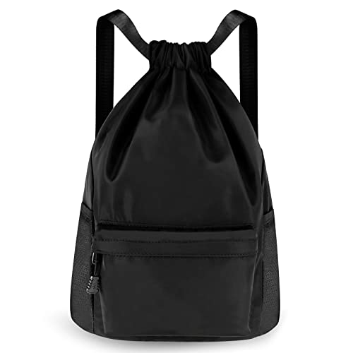 Mochila WEINSAMKEIT GYMSACK (Preto - 45x35x20cm) Weinsamkeit - Mochilas - preto, nylon, 45x35x20cm