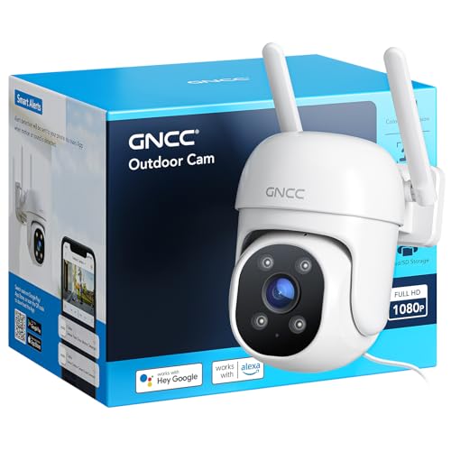 Câmara de segurança GNCC GK2 | Branco (Domótica) Kalado - Câmeras de vigilância - full hd, cmos sensor, 2.4 cm focal, 8x ampliação