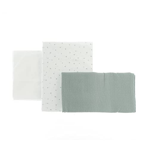 Conjunto de Lençóis CAMBRASS Magia (Algodão - 100 x 165 x 1 cm) R&J Cambrass, S.A. - Lençóis - algodão egípcio, 100, 3 peças, lençol de cama, capa para almofada