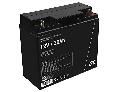 Bateria Recarregável GREEN CELL para Motoserras Green Cell - Baterias - 20000 mAh, 12 v, compatível universal, preto