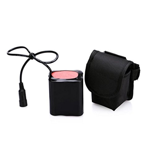 Bateria Recarregável 8.4V 8800mAh 6X18650 com Bolsas de Bateria para Lanterna de Bicicleta Sannysis_Ciclismo - Baterias - 8.4V, 8800mAh, 6X18650, lanterna de bicicleta