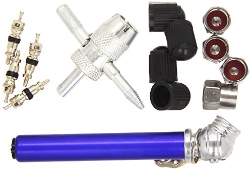 Conjunto de Reparação de Válvulas de Pneus - 14 Peças SILVERLINE Silverline - Ferramentas para reparo e troca de pneus de veículos - válvulas, pneus, reparação, 14 peças