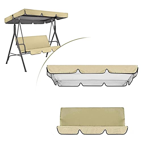Toldo de Baloiço JARDIM DE 3 ASSENTOS (Branco - Poliéster) Weyot - Móveis de exterior - toldo, baloiço, jardim, 3 assentos, branco, poliéster