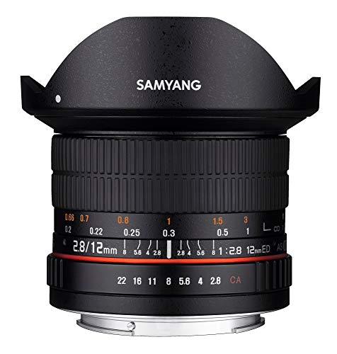 Objetiva Samyang 12mm T2.8 ED AS NCS CS para Canon (Encaixe: Canon EF - Abertura: f/2.8) Samyang - Lentes de câmera - 12mm, fisheye, canon ef, t2.8