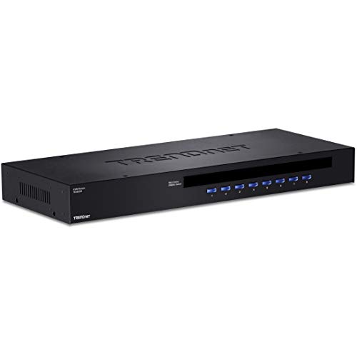 Adaptador TRENDNET (KVM - PS/2, USB A e VGA - Preto) Trendnet - Comutadores kvm - usb, vga, ps/2, ethernet