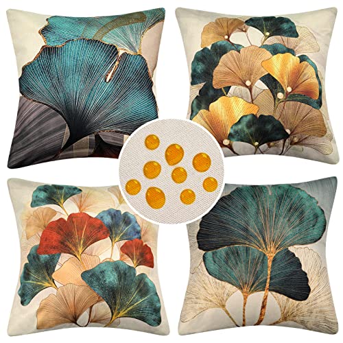 Conjunto de 4 Almofadas com Capa Impermeável (40x40 cm) Hanrunsi - Fronhas e almofadas - almofadas, capa impermeável, 40x40 cm