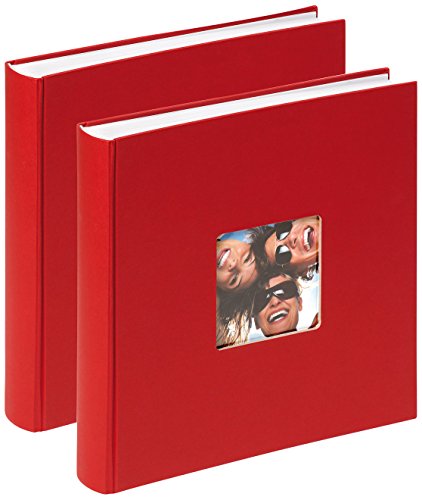 Álbum de Fotografias WALTHER DESIGN FA-208-RD Walther - Álbuns de fotos - capa rígida, 60 páginas, papel cristal, proteção metálica