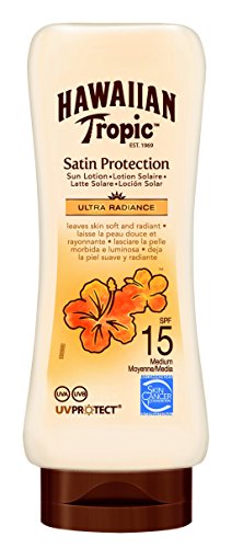 Protetor Solar HAWAIIAN TROPIC Satin Protection Extremista Radiance Spf15 Loção Solar 180 Ml Hawaiian Tropic - Protetor solar - SPF15, extremista, radiance, 180 ml
