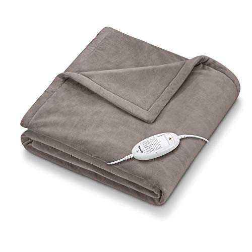 Manta Elétrica BEURER HD75 (130 x 180 cm) Beurer - Cobertores - 6 níveis, desligamento automático, superfície macia, lavável