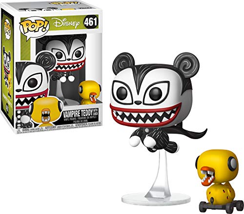 Figura FUNKO POP Disney: Vampire Teddy With Undead Duck Funko - Bonecos de ação e brinquedo - funko pop, disney, vampire teddy, undead duck, vinil, coleção