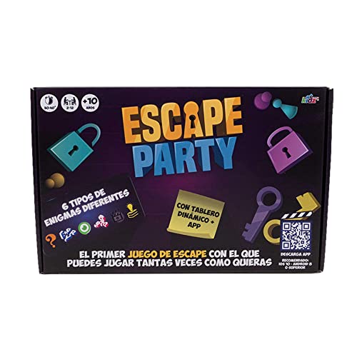 Jogo de tabuleiro FAMOSA Escape Room (8 anos) Famosa - Jogos - jogo de tabuleiro, famosa escape room, 8 anos, 4 níveis de dificuldade, 6 enigmas, 3 puzzles