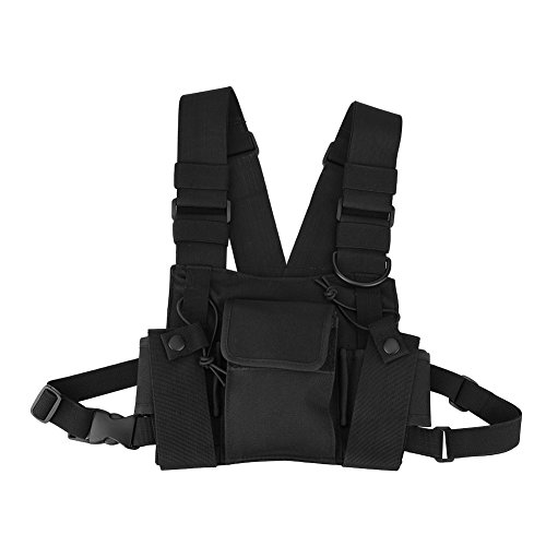 Bolsa de Pecho para Walkie Talkie BOLSS 3 Bolsos ASHATA - Acessórios de rádio de comunicação - bolsa, pecho, walkie-talkie