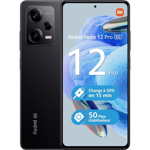 Smartphone XIAOMI Redmi Note 12 Pro 5G (6.67'' - 8 GB - 128 GB - Preto) Xiaomi - Telemóveis - 6.67, 8 gb, 128 GB, 5g, android 11.0