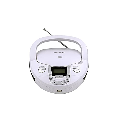 Rádio Despertador BEBESOLUTON PCD-31 (Branco - Digital - Alarme Duplo) BSL BEAUTIFUL SOUND LINE - Áudio - alarme duplo, entrada USB, saída auscultadores
