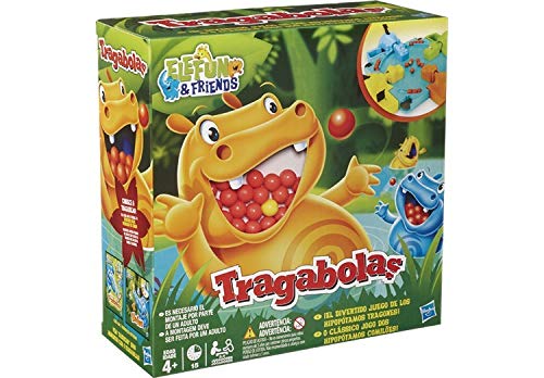 Jogo de tabuleiro HASBRO GAMING Tragabolas (8 anos) Hasbro - Jogos - habilidade, sorte, hipopotamo, bolas