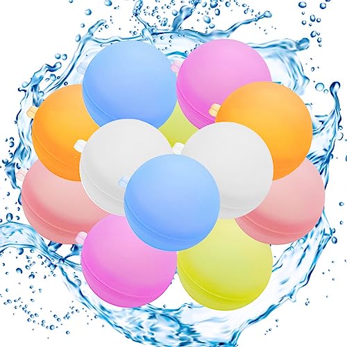 Brinquedo de Praia TUOFANG 12PCS Reutilizável Balões de Água Tuofang - Brinquedos - brinquedo, praia, reutilizável, balões de água