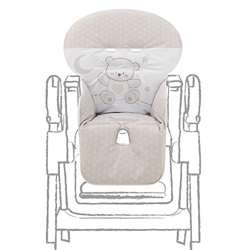 Capa de Guardanapo ITALBABY Jolie Choco (PVC) Italbaby - Acessórios para cadeira alta e assento elevatório - pvc, universa, ajustável, resistente, removível
