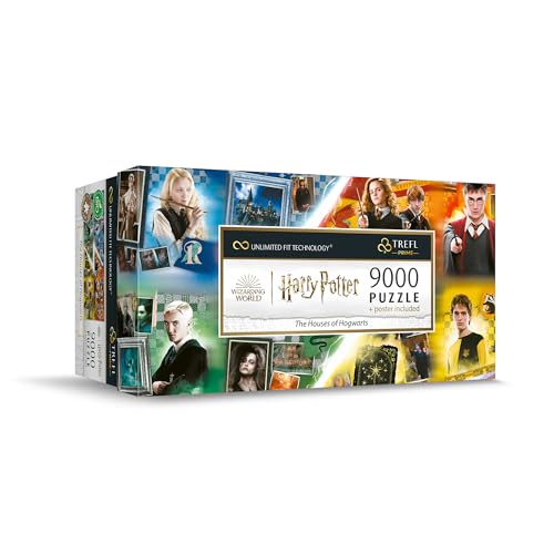 Puzzle TREFL Harry Potter - The Hogwarts Houses Trefl - Quebra-cabeças - 1500 peças, 68x48 cm, cartão forte, Harry Potter