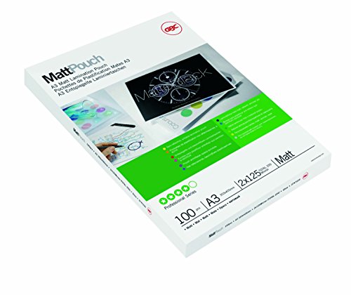 Bolsas de Plastificação GBC 3747235 (100 un - Branco) GBC - Filme de laminação, pochetes e folhas - 100 unidades, branco, resistente à água