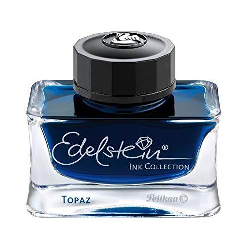 Recarga de caneta pelikan edelstein azul topázio (Escrita) Pelikan - Tinta e recargas de caneta - tinta à base de água, resistente ao desbotamento, compatível com todas as canetas