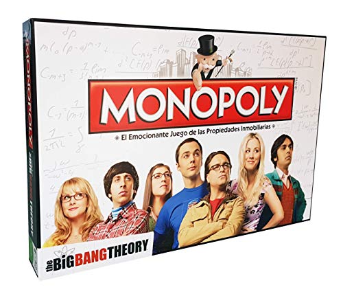 Jogo de tabuleiro BIG BANG THEORY The Monopoly Motif The Big Bang Theory - Jogos - big bang theory, MONOPOLY, peças personalizáveis, cartas de título, gavetas da fortuna, contratos de convivência