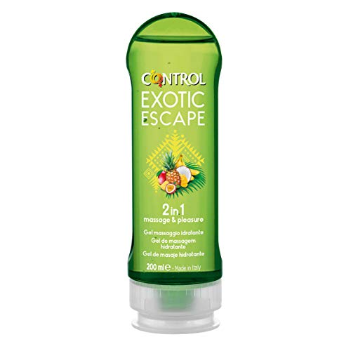 Gel de Massagem CONTROL Exotic Escape (200 ml) CONTROL - Cuidados com a pele - massagem, 2 em 1, sensual, higiênico